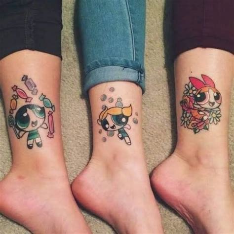 tatuajes de las chicas superpoderosas|30 ideas lindas de tatuajes de las chicas súper。